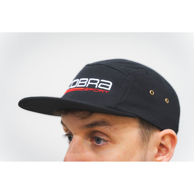 Cobra Sport 5-Panel Cap - Black