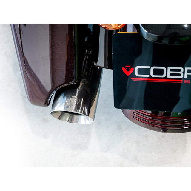 Harley-Davidson Touring Slash Cut Performance Slip-on Tailpipes