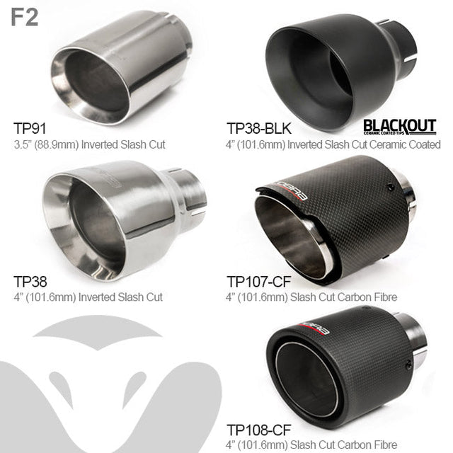 Mini (Mk3) JCW (F57 LCI 2) Facelift 3" Race GPF Back Performance Exhaust