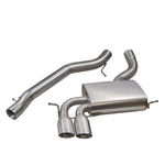 Audi S3 8P Quattro Loud Non Resonated Cat Back Cobra Exhaust