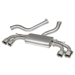 Valved Audi TTS (MK3) Non Resonated Cat Back Performance Exhaust