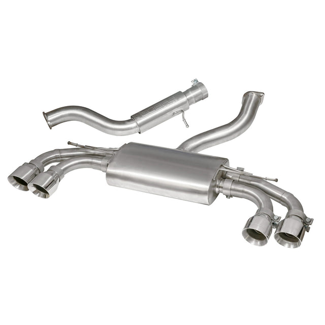 Valved Audi TTS (MK3) Resonated Cat Back Performance Exhaust