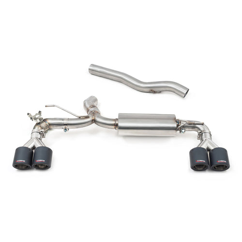 BMW M135i F40 Quad Exit Exhaust by Cobra Sport - 4 Carbon Fibre Tailipipes