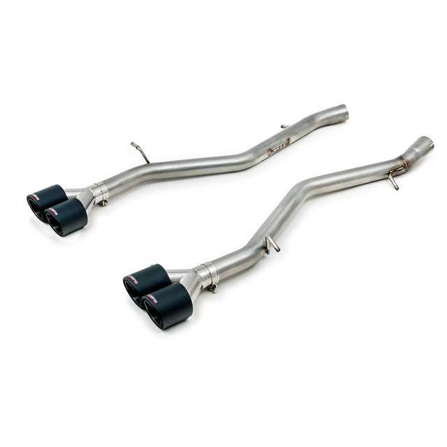 BMW M2 Competition Venom Exhaust - Rear Box Delete Cobra Sport Exhausts (BM151TP116-CF) Quad Carbon Fibre Tailpipes