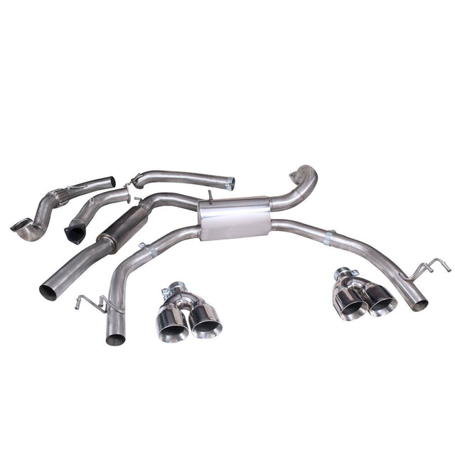 Honda Civic Type R (FK2) Resonated Cobra Sport Cat Back Exhaust System - HN21