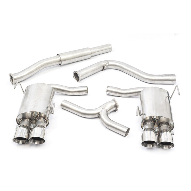 Subaru WRX STI Resonated Cat Back Performance Exhaust - Cobra Sport SU82H