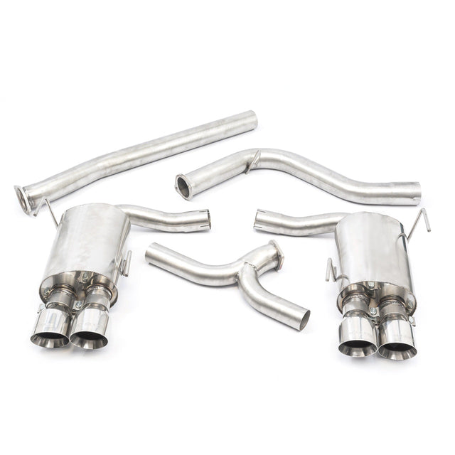 Subaru WRX STI Non-Resonated Cat Back Performance Exhaust - Cobra Sport SU82H