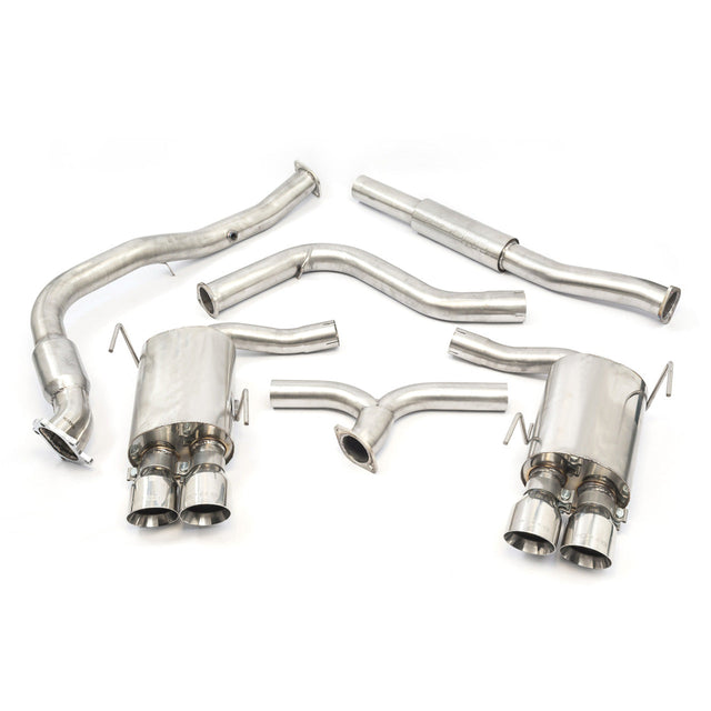 Subaru WRX STI Resonated Turbo Back Performance Exhaust - Cobra Sport SU83A