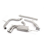 VW Golf GTI Mk5 Non Resonated Turbo Back Cobra Sport Performance Exhaust with De-Cat - VW22d