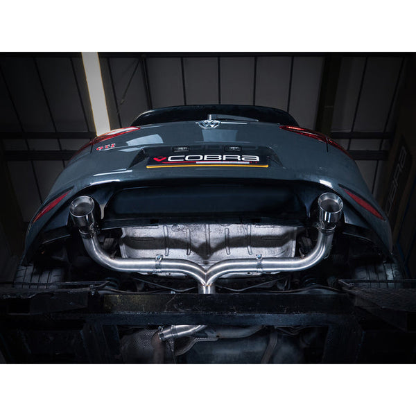 Corsa 3in D&S Dual Rear Exit Cat-Back VW GTI Mk7 (15-17) (14834BLK)