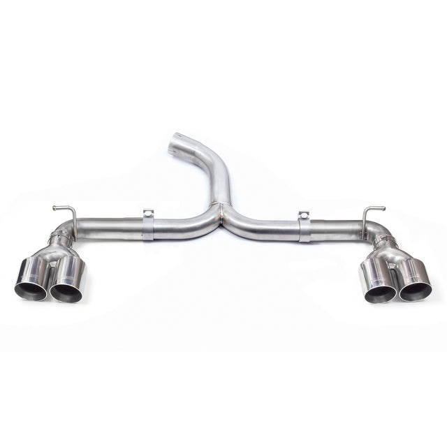 VW Golf GTI Mk7 Quad Exit (4 Tips) Axle Back Performance Exhaust by Cobra Spott