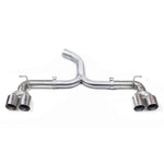VW Golf GTI Mk7 Quad Exit (4 Tips) Axle Back Performance Exhaust by Cobra Spott