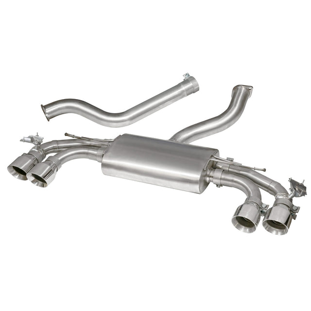 Valved Audi TTS (MK3) Valved Non Resonated Cat Back Performance Exhaust
