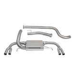 Vauxhall Astra J VXR Non Resonated Cat Back Sports Exhaust VX23