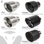 Ford Mustang 2.3 EcoBoost Convertible (2015-18) 2.5" Venom Box Delete Axle Back Performance Exhaust