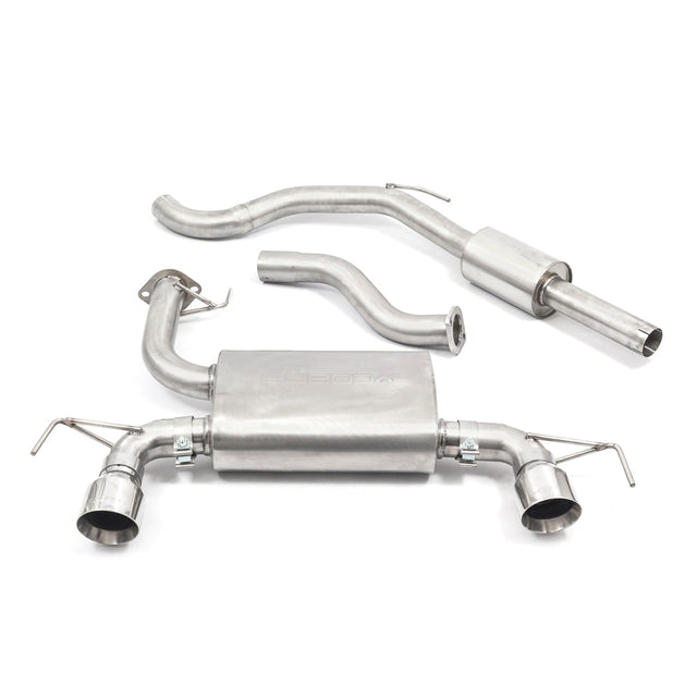 Vauxhall Corsa D Nurburgring 2.5" Non Res Cobra Cat Back Exhaust - VZ11G