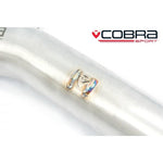 VW Golf R Mk7 / 7.5 Resonator Delete Cobra Exhaust - VW81