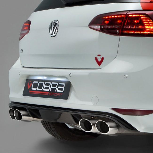 VW Golf R Mk7 Sports Exhaust Fitted