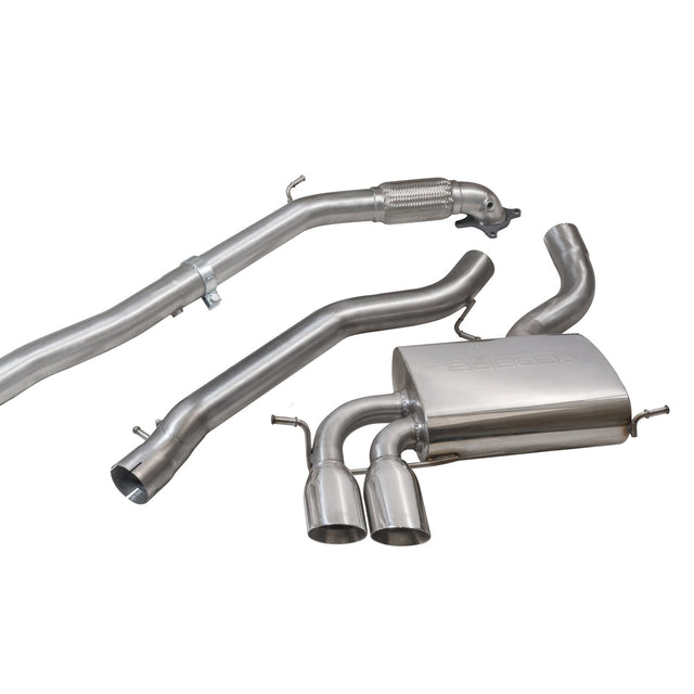 Audi A3 (8P) 2.0 TFSI Quattro (3 Door) Turbo Back Performance Exhaust