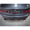 BMW 330e Touring (G21) (19>) Non-Valved Venom Quad Exit Rear Axle Back M3 Style Performance Exhaust