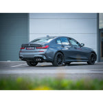 BMW 330e Touring (G21) (19>) Non-Valved Venom Quad Exit Rear Axle Back M3 Style Performance Exhaust