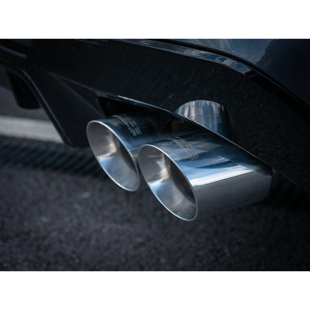 BMW 330e Touring (G21) (19>) Non-Valved Venom Quad Exit Rear Axle Back M3 Style Performance Exhaust