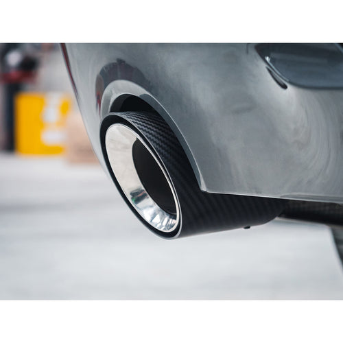 BMW 2 Series (G42) Carbon Fibre M Performance Tips - OEM Style Larger 3.5" Slip-on Replacement Tailpipes