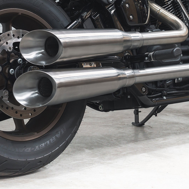 Harley-Davidson Street Bob 114 (2021>) Full 2-into-2 Shotgun Style Performance Exhaust