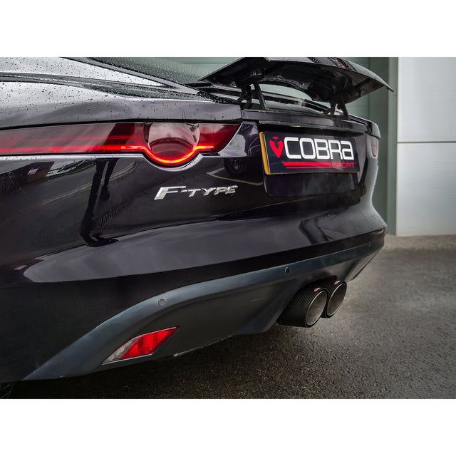 Jaguar F-Type V6 Cobra Sport Exhaust with TP106-CF Carbon Fibre Tailpipes