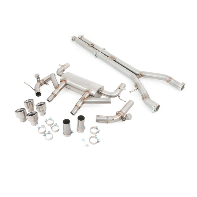 Jaguar F-Type V8 (14-20) Non-Resonated Valved Cat Back Performance Exhaust