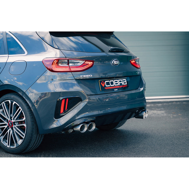KIA Ceed GT (18-21 GPF Models) Valved Quad Exit GPF Back Performance Exhaust