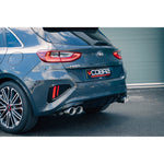 KIA Ceed GT (18-21 GPF Models) Valved Quad Exit GPF Back Performance Exhaust