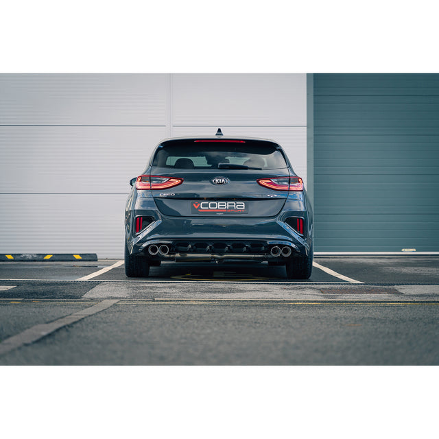 KIA Ceed GT (18-21 GPF Models) Valved Quad Exit GPF Back Performance Exhaust