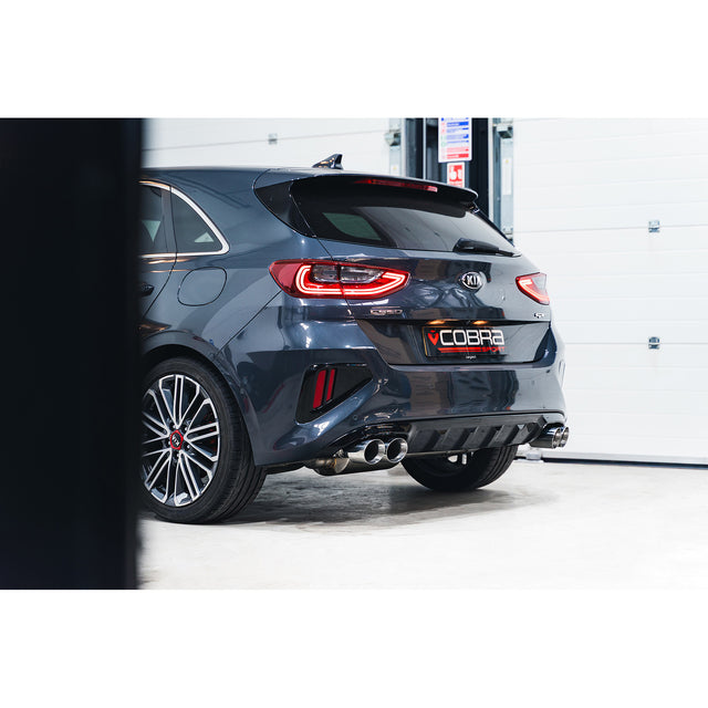 KIA Ceed GT (18-21 GPF Models) Valved Quad Exit GPF Back Performance Exhaust