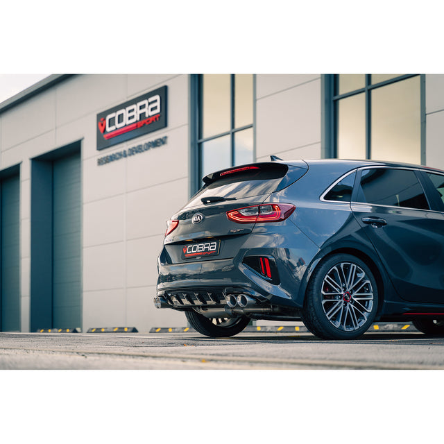 KIA Ceed GT (18-21 GPF Models) Valved Quad Exit GPF Back Performance Exhaust