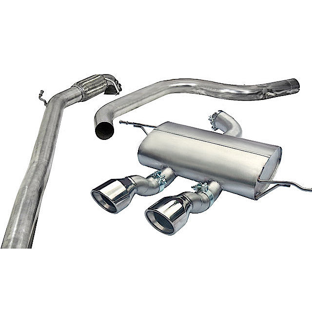 Seat Leon Cupra R Mk2 1P 2.0 T FSI (10-12) Turbo Back Performance Exhaust