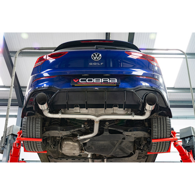 VW Golf R-Line (Mk8) 1.5 TSI (20>) 'GTI Style' Dual Exit Rear Box Section Performance Exhaust