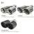 BMW 330e (G20) Cobra Sport Exhausts Quad Exit Tailpipe Options