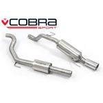 Vauxhall Corsa D SRi Resonated Cat Back Cobra Exhaust
