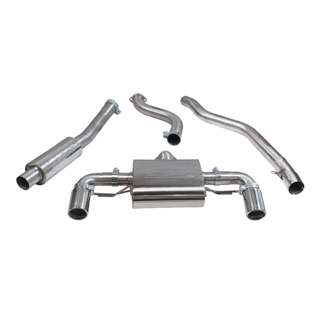 BMW M140i Resonated Cat Back Performance Exhaust by Cobra Sport