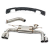 BMW 325D M Sport LCI Quad Exit Exhaust Conversion by Cobra Sport