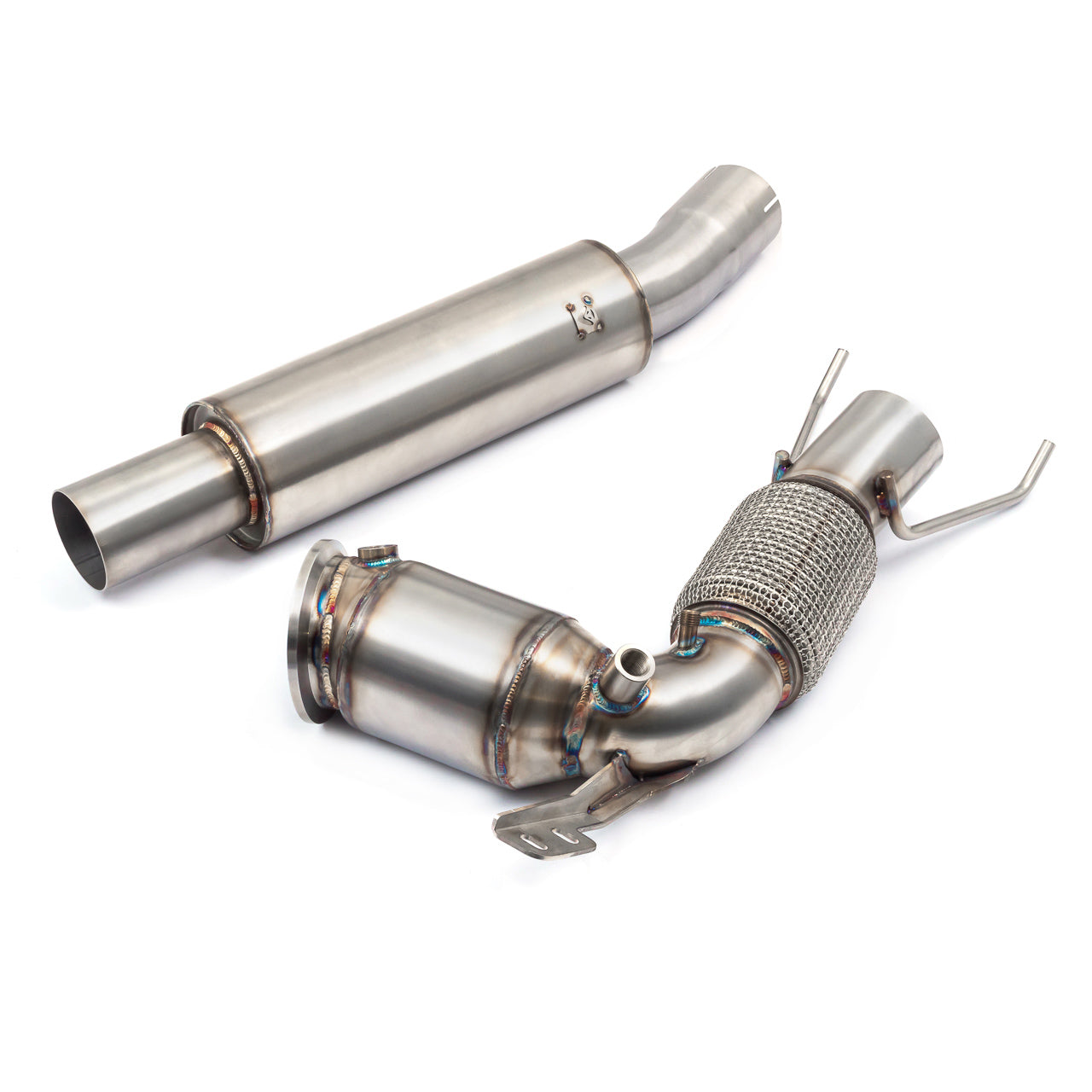BMW M135i (F40) Front Downpipe Sports Cat / De-Cat To Cobra Sport