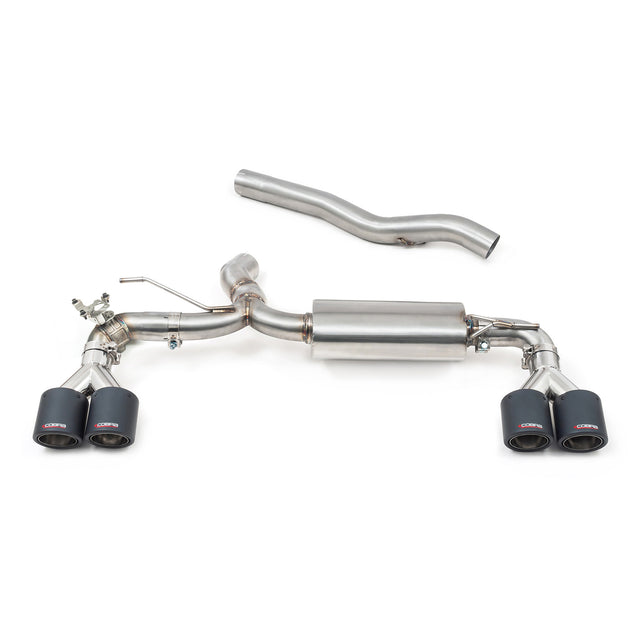 BMW M135i F40 Quad Exit Exhaust by Cobra Sport - 4 Carbon Fibre Tailipipes