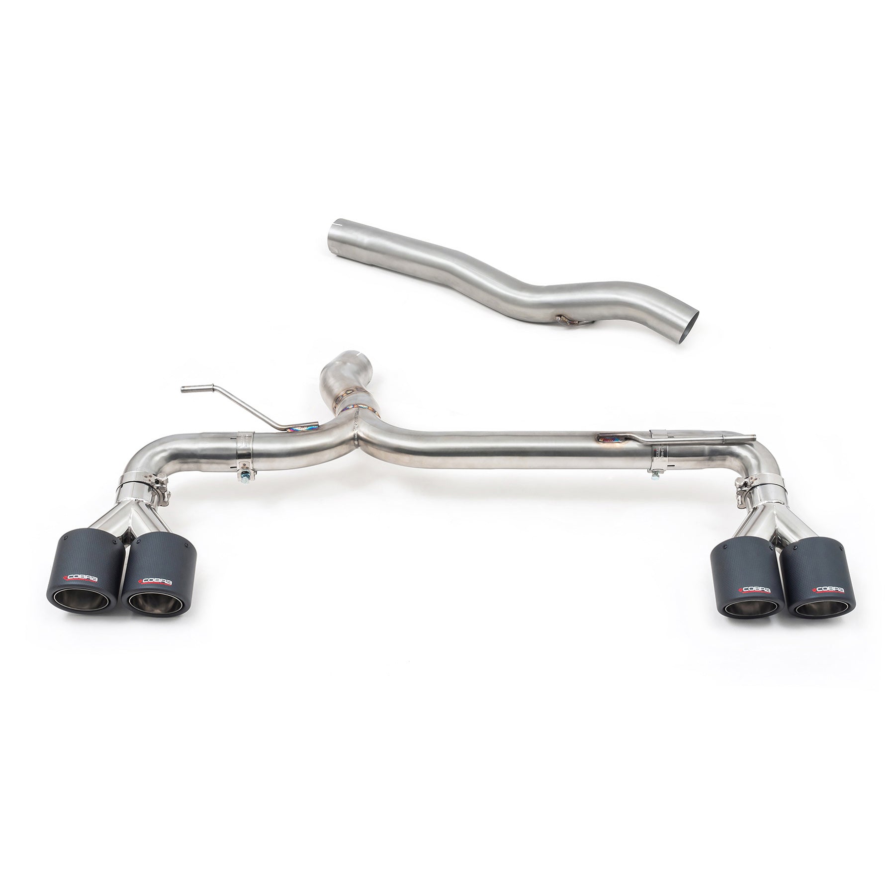 BMW M135i (F40) Quad Exit GPF/PPF Back Non-Valved Race Box Delete