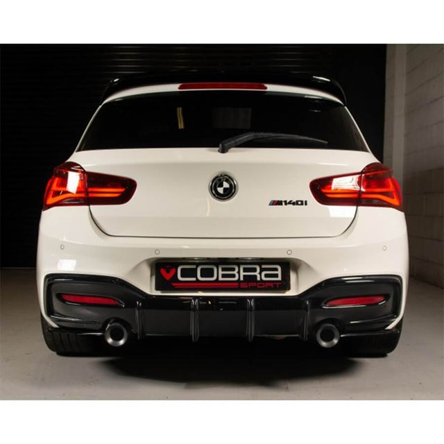 BMW 340i Exhaust Tailpipes - Larger 3.5" M Performance Tips - Replacement Slip-on OE Style