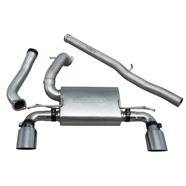 Ford Focus RS (MK3) Non Valved Non Resonated Cat Back Exhaust - FD88