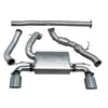 Ford Focus RS (MK3) Non Valved Non Resonated Turbo Back Exhaust with Sports Cat