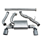 Ford Focus RS (MK3) Valved Resonated Turbo Back Exhaust with Sports Cat 