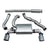 Ford Focus RS (MK3) Resonated Turbo Back Exhaust with Sports Cat - FD91a