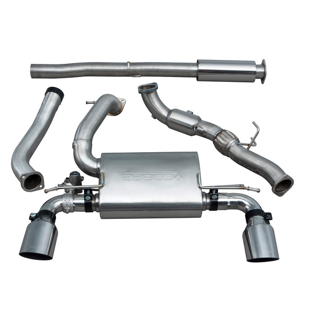 Ford Focus RS (MK3) Resonated Turbo Back Exhaust with Sports Cat - FD91a